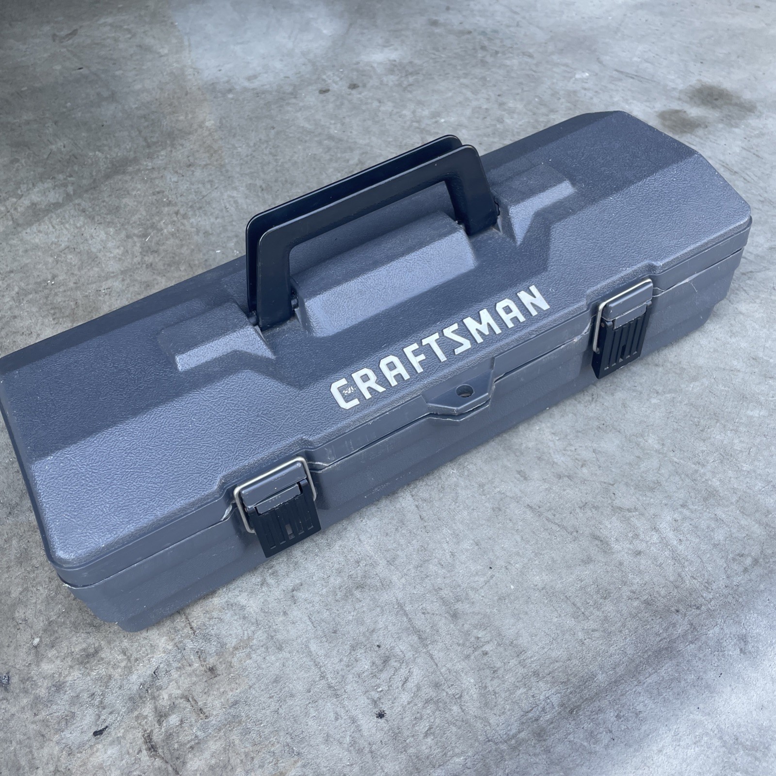 Vintage Craftsman USA 20″ Permanex Truck Box w/ Built in Socket Holders