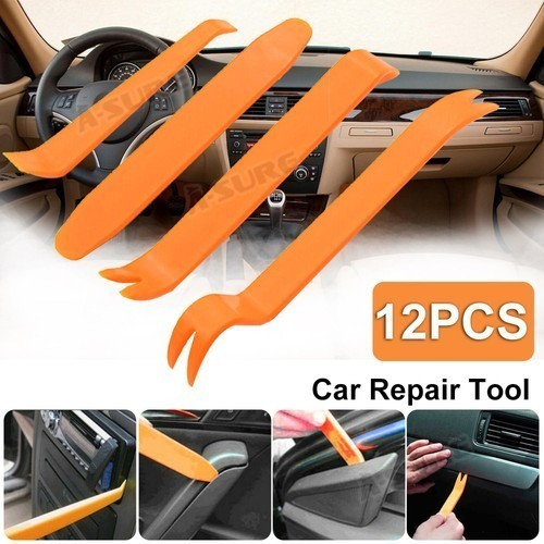 For Car Radio Panel Door Dash Clip Fasteners Plastic Trim Removal Pry Tool Set