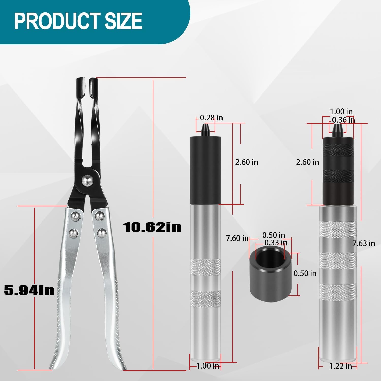 36050 Valve Keeper Remover & 19700 Valve Holder + Valve Stem Seal Plier Tool Set