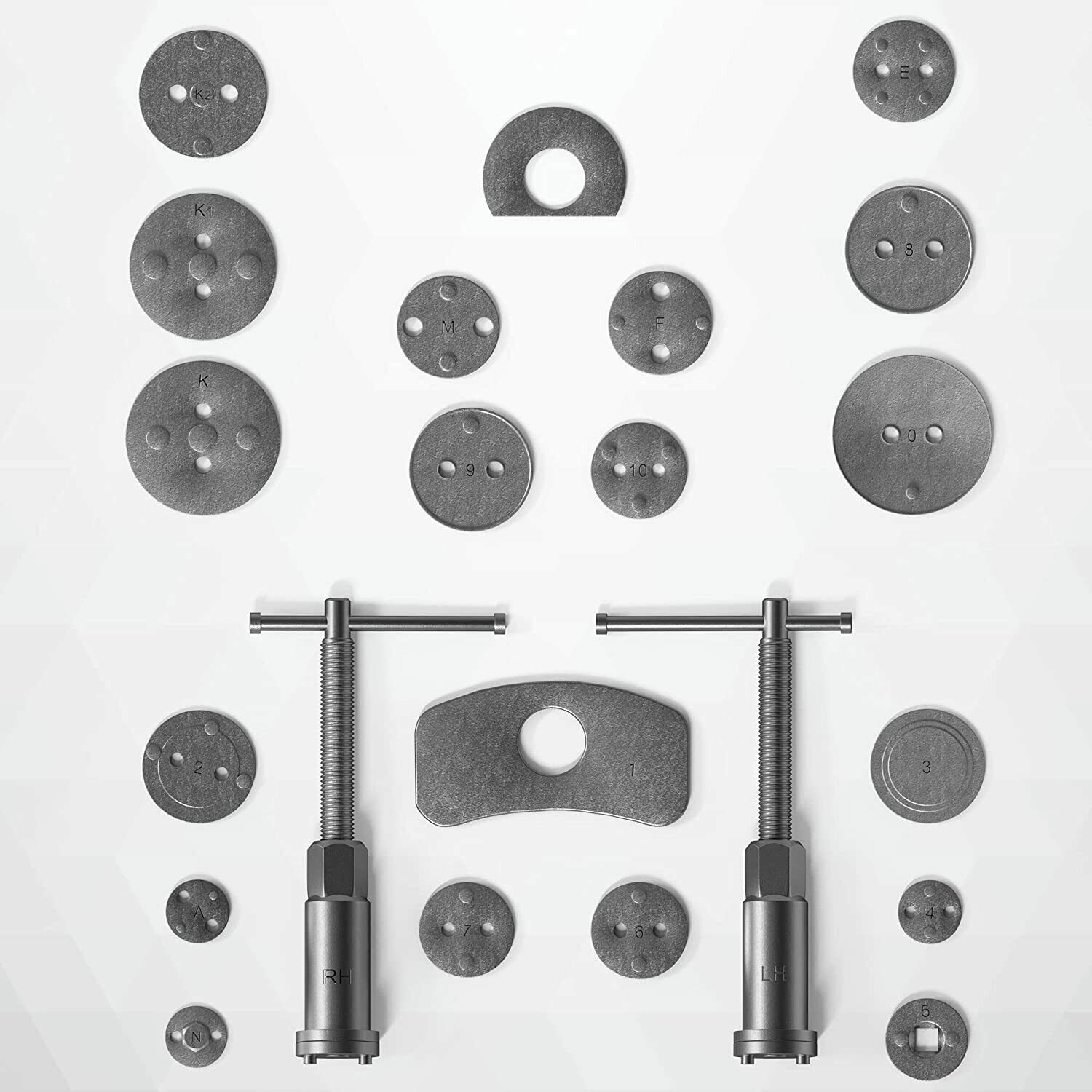 VLAND UNIVERSAL CAR DISC BRAKE CALIPER PISTON REWIND WIND BACK TOOL 22PCS NEW