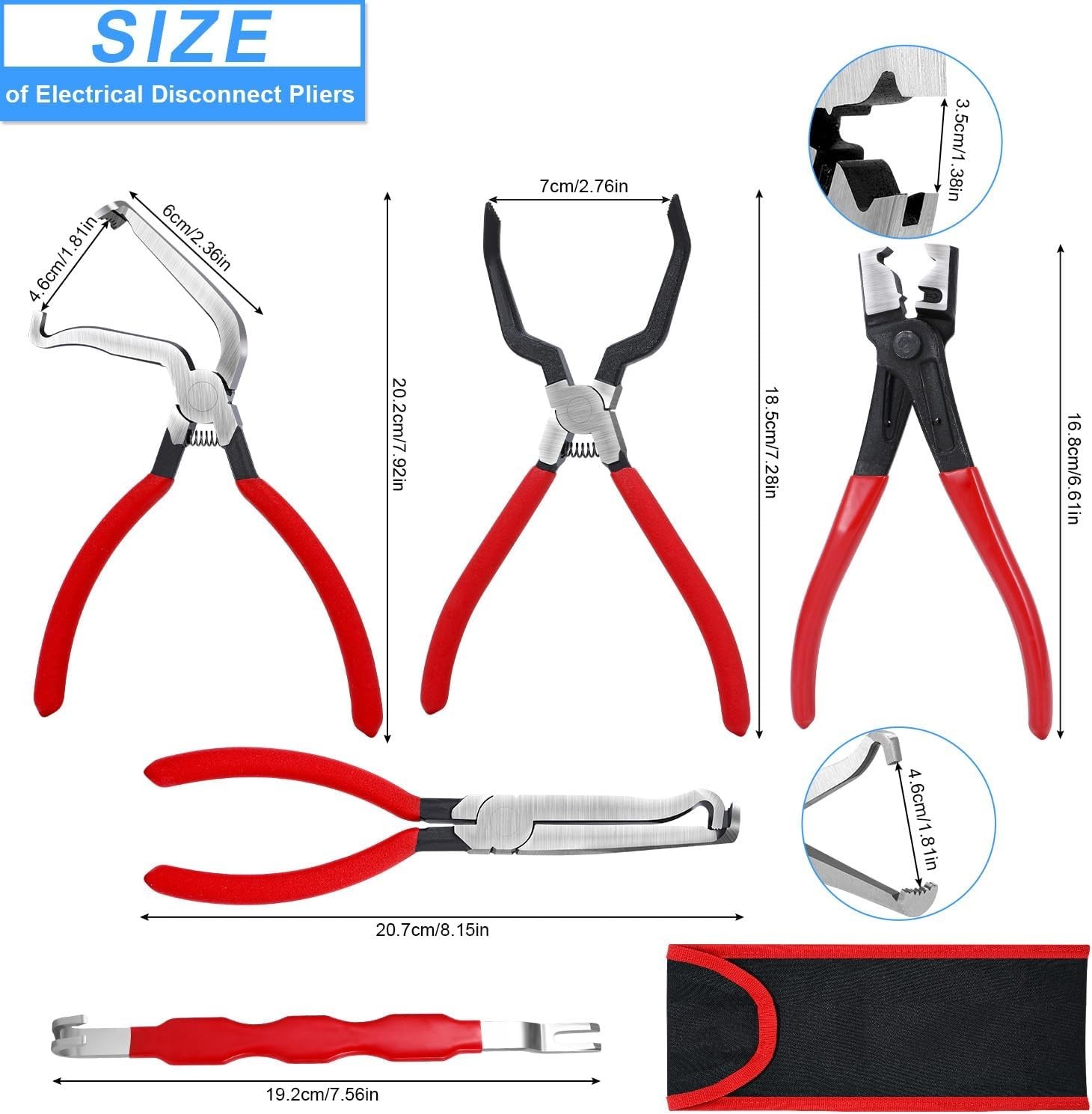 5-Piece Automotive Electrical Connector Removal Tool Set for Precision Repairs