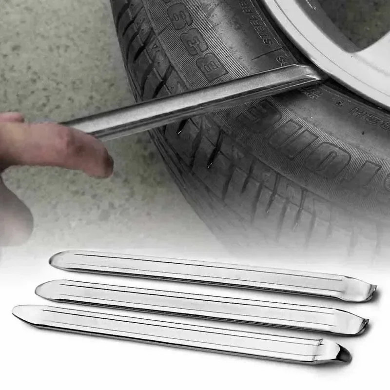 Metal Car Tire Wrench Removal Tool Steel Spoon Iron Rim Opener Lever Changer