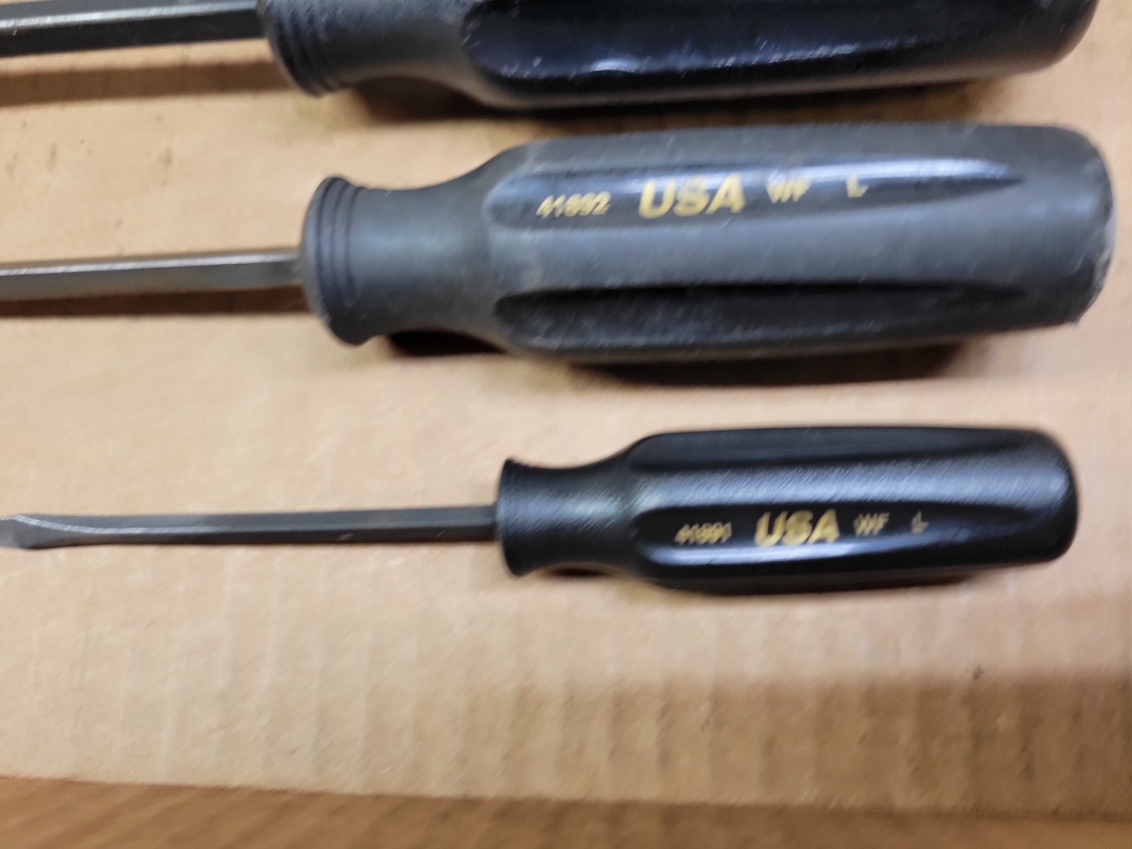 Craftsman Professional 7-Piece Black Handle Screwdriver Set / Lot