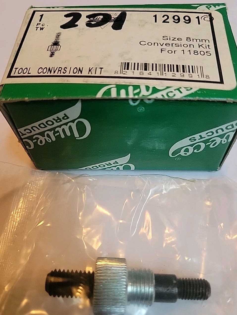 M8-1.25 Nutsert Tool Conversion Kit Auveco#12991 1pc