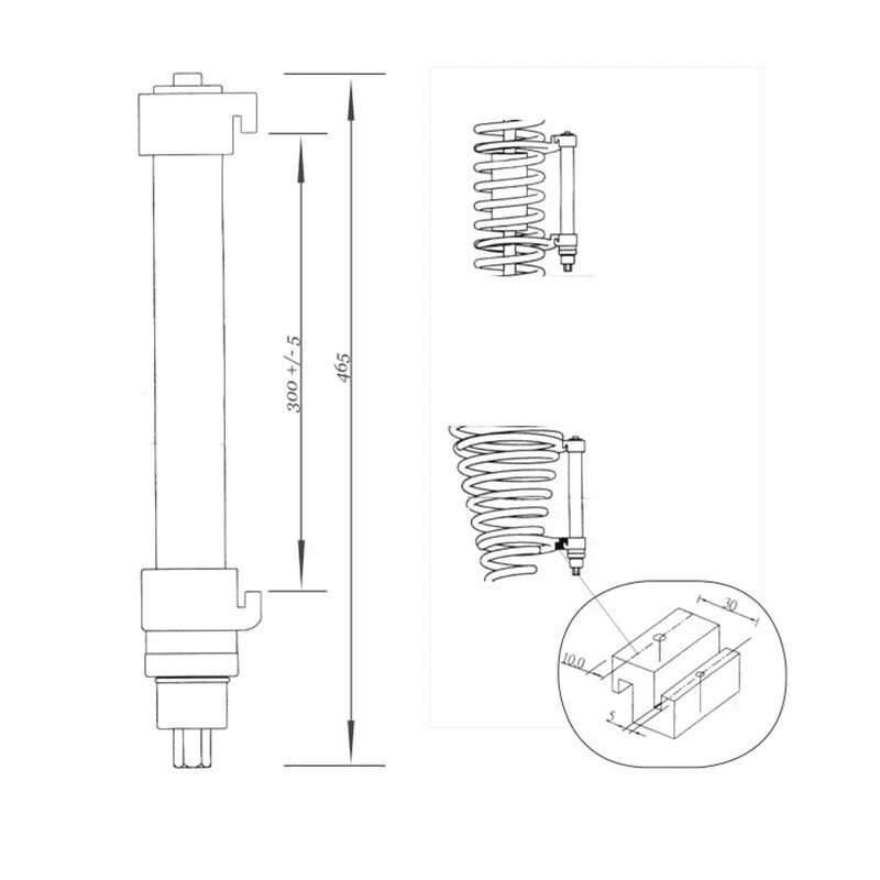 850 kg claw loadKnock-freeShockSpringCompressorCarShockAbsorberRemovalToolKit