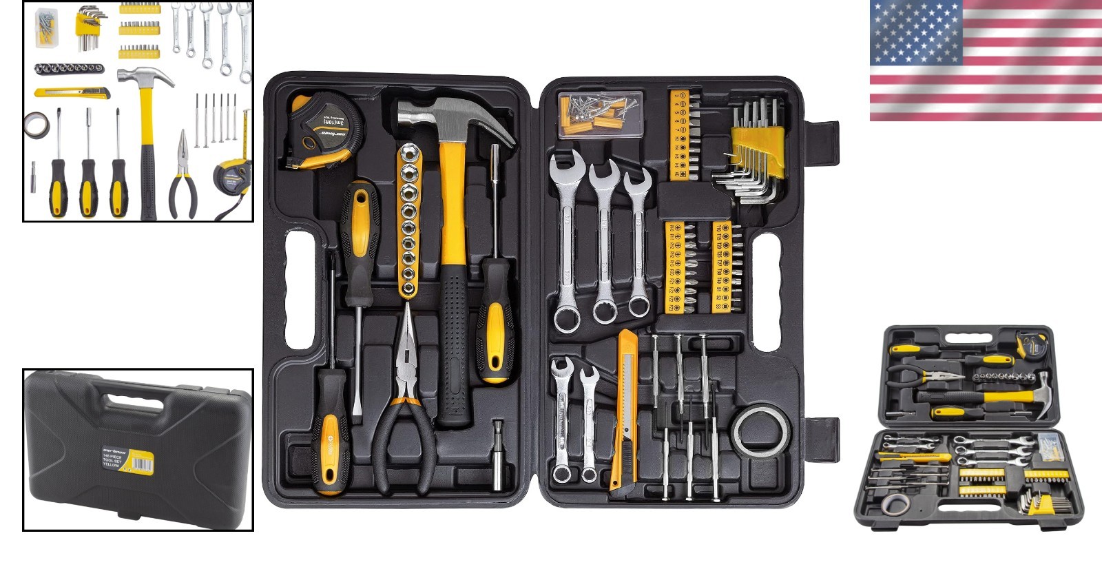 Quality Assured 148-Piece Tool Kit | Home Repair Essentials