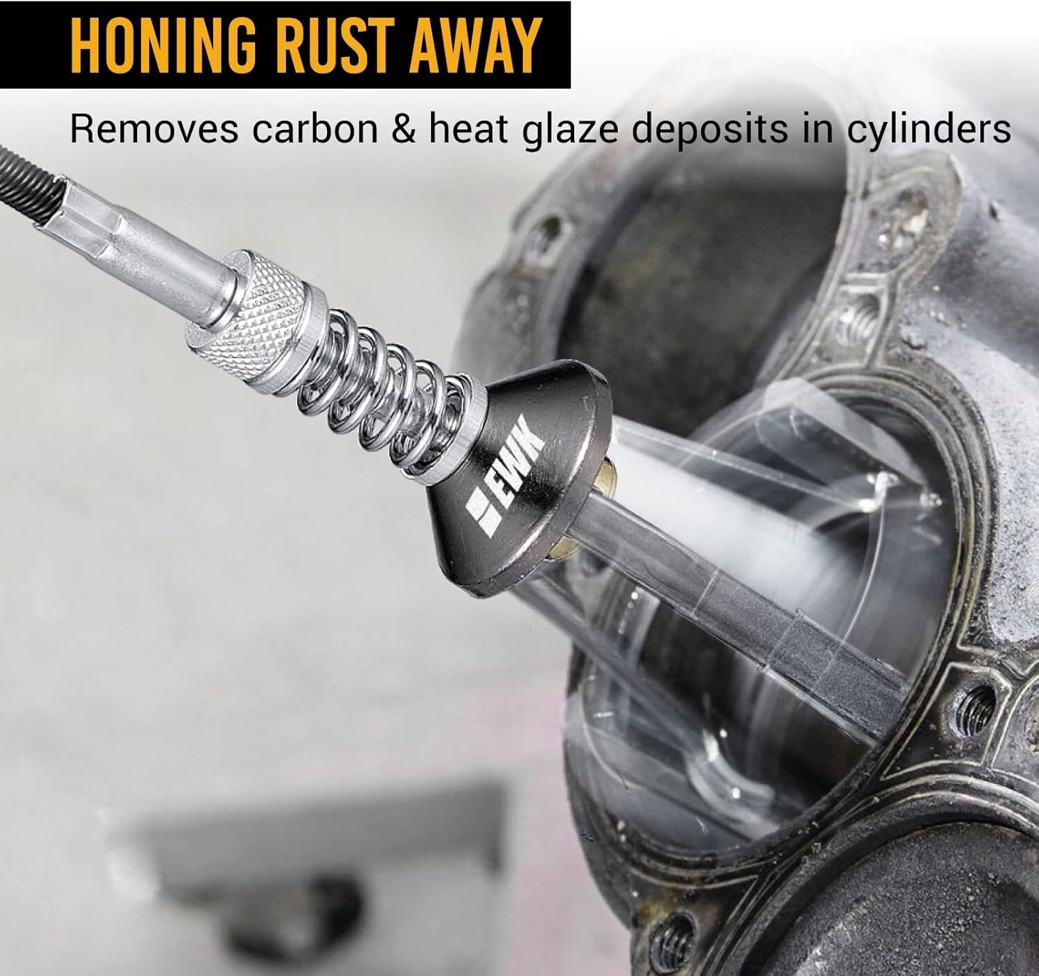 3 Stones Engine Cylinder Hone Deglazer Piston Honer 220 Grit 1-1/4 To 3-1/2″ New