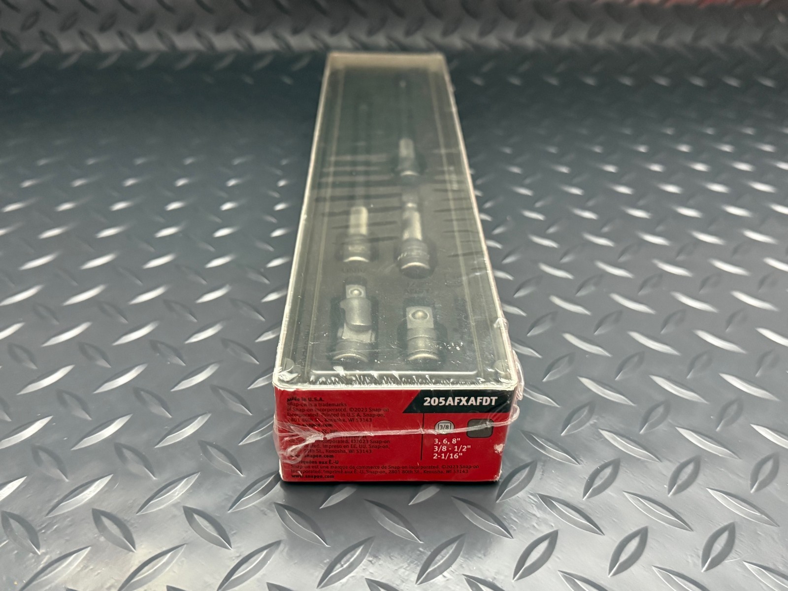 snap on 5pc GRAY extension accessory red foam set 3/8 drive 205afxafdt New USA
