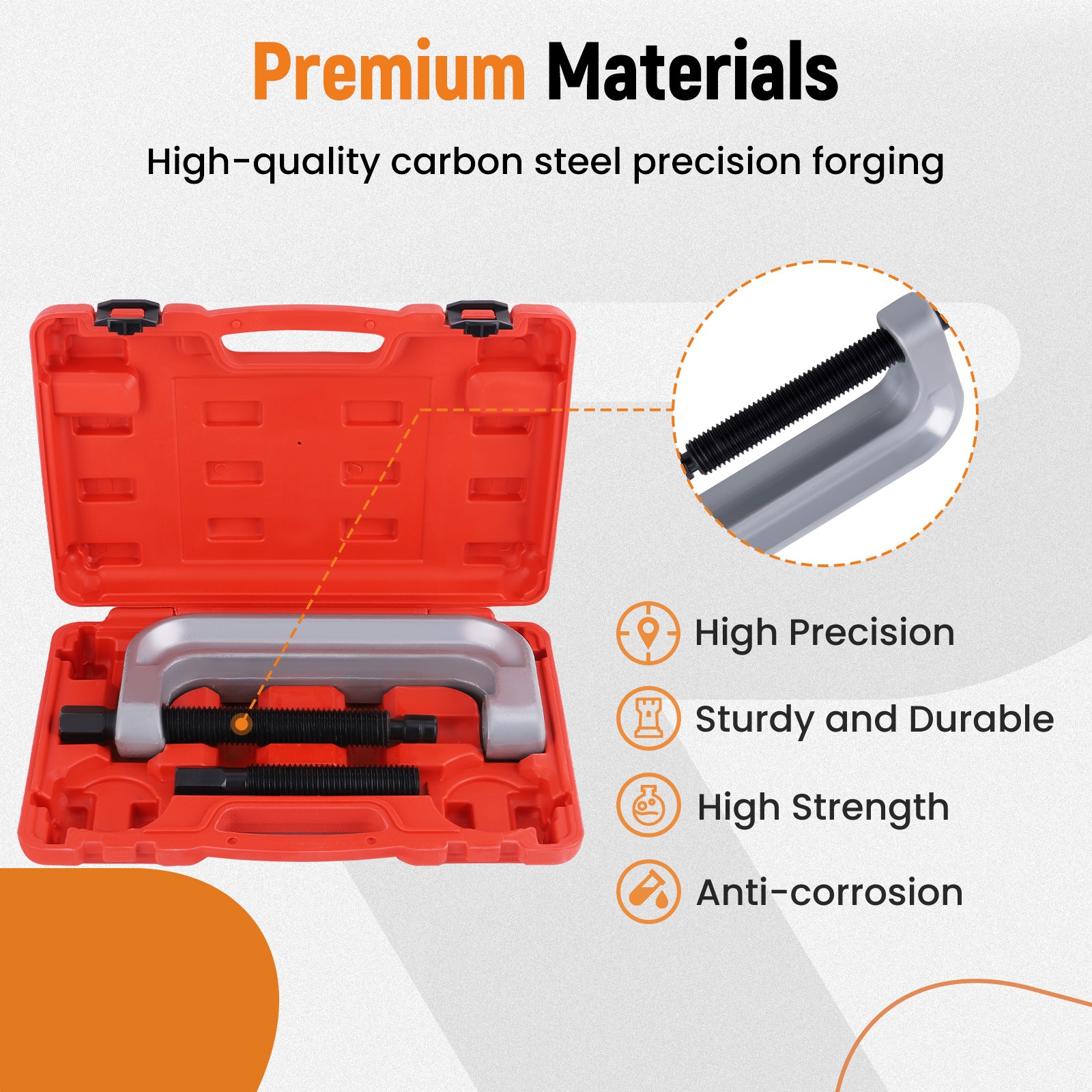 Heavy Duty Ball Joint Press & CV U Joint Removal Tool Kit for Toyota Chevrolet