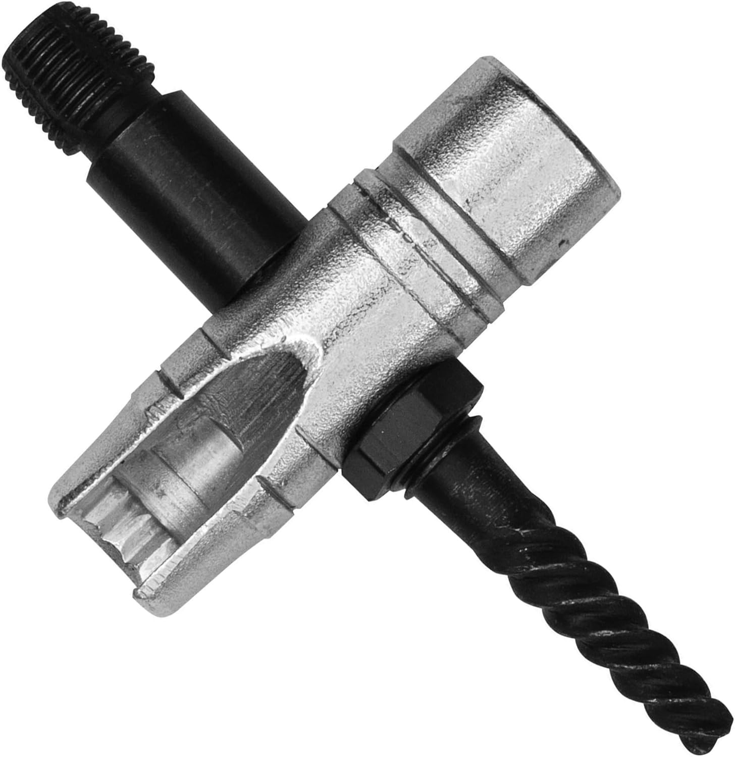 LockNLube Grease Fitting Multi-Tool, Large Small, Silver and Black