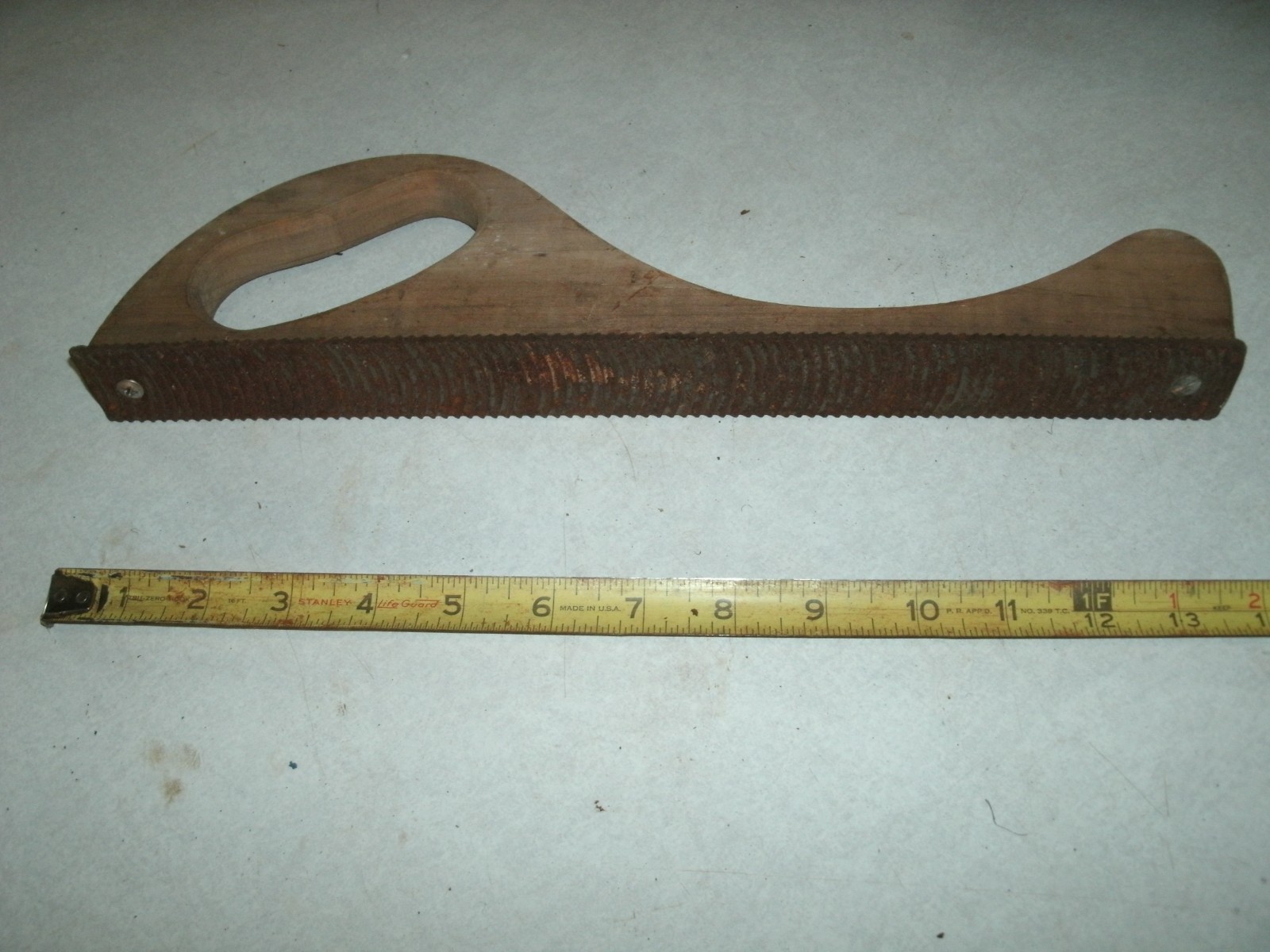 Scotton Tool Auto Body 14″x1.25″ Hand Files 6019 USA Wood Automotive Flat Rasp