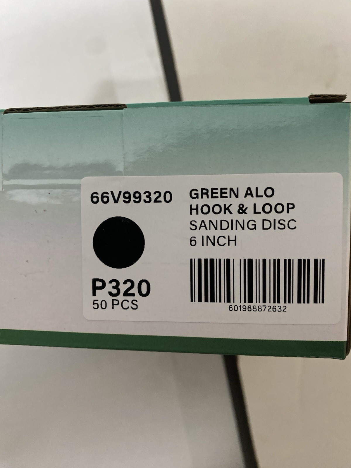 Hook & Loop 6” Oxide Green Sanding Discs, Orbital DA Sander Paper.