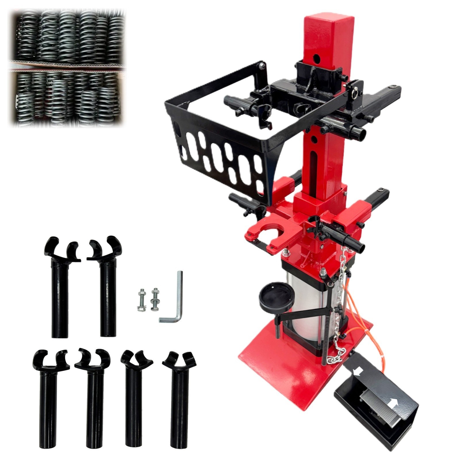 1.7″-2.2″ Pneumatic Automotive Shock Absorber Spring Disassembly Machine