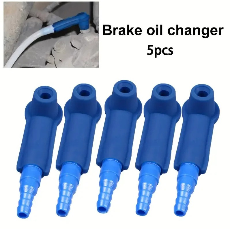 5pcs Brake Fluid Change Tool Kit – One-Person Oil Bleeding & Air Removal Set