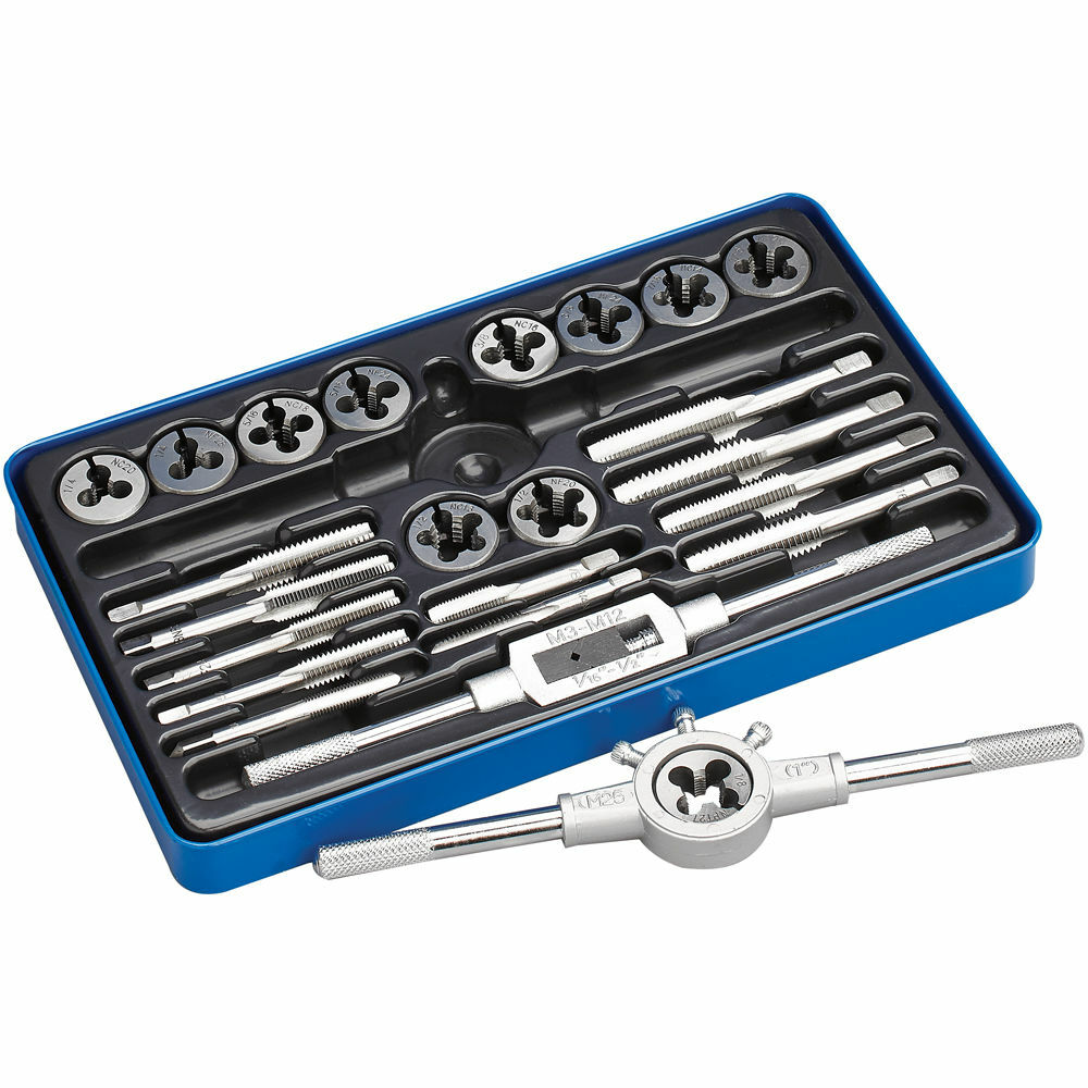 Clarke CHT302 24-Pce Tap & Die Set UNF/UNC/ NPT