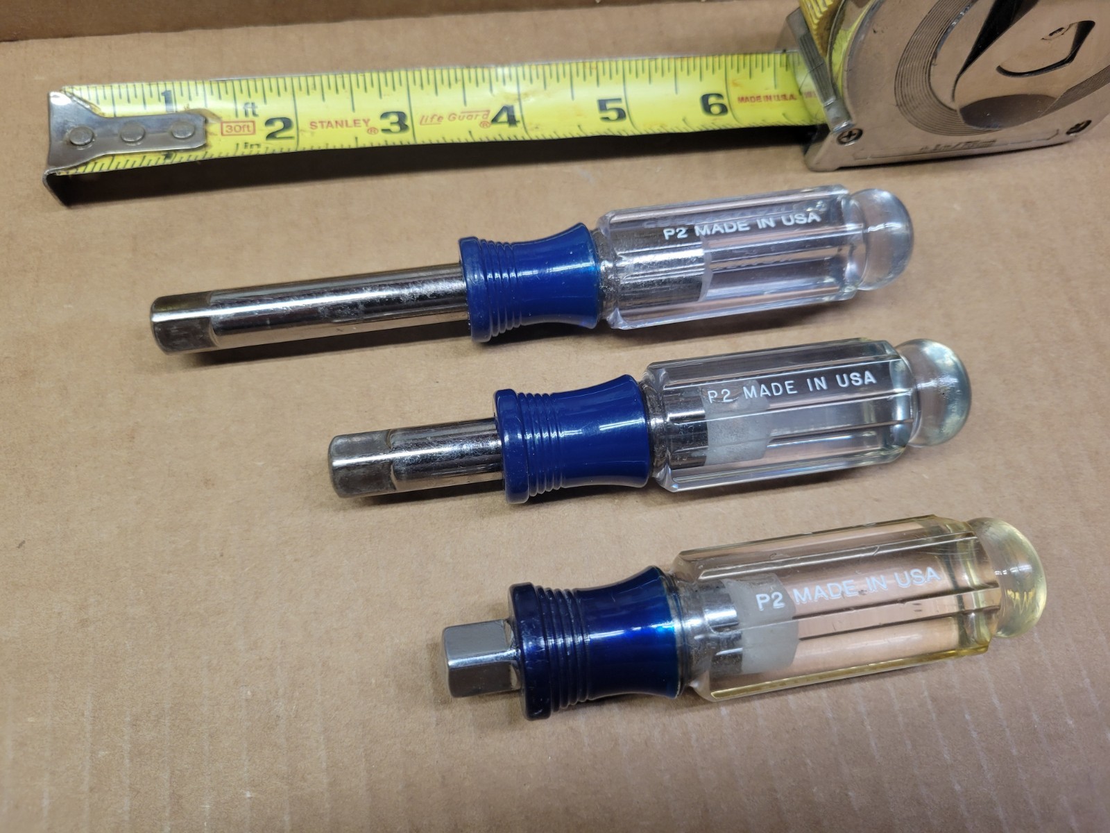 Craftsman USA 3-Piece 3/8″ Drive Stubby Socket Driver Spinner Set (home made)