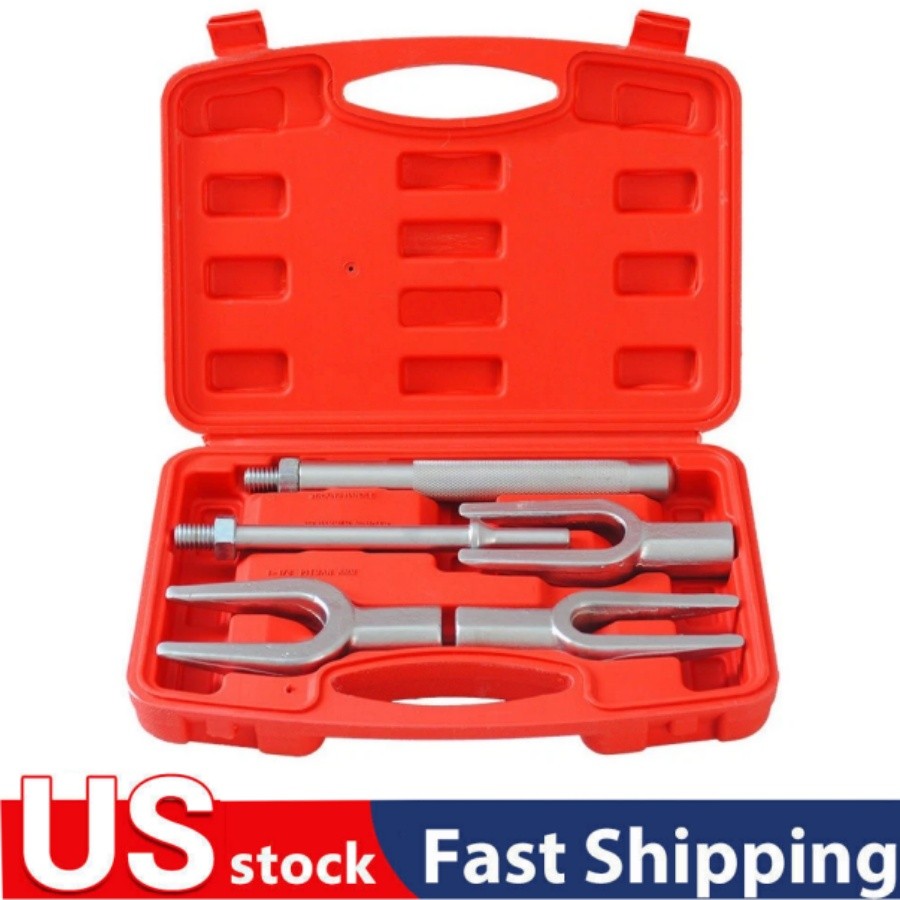 5Pcs Tie Rod Ball Joint Pitman Arm Tool Kit Joint Remover Separator Pickle Fork