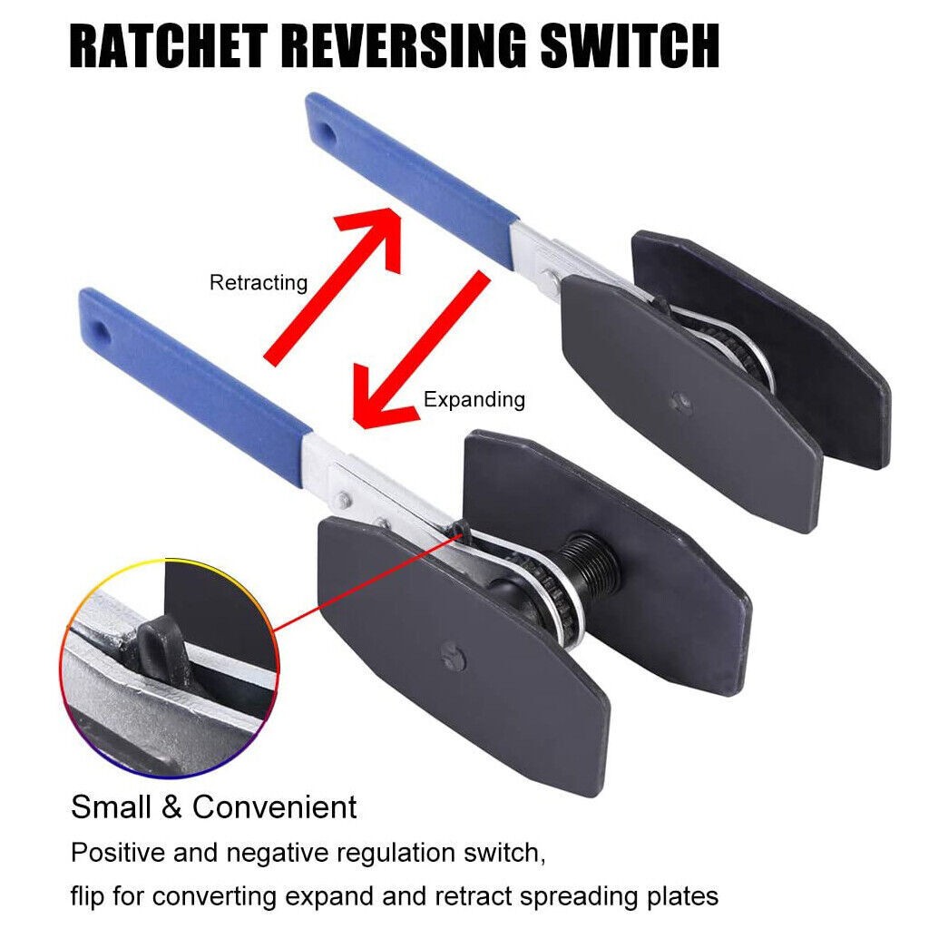 Disc Brake Pad Ratchet Rewind Spreader Piston Retracting Caliper Press Tool USA