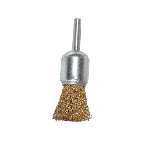 K Tool 79210 Crimped Wire End Cup Brush, 1″ Diameter, Coarse, 1/4″ Stem