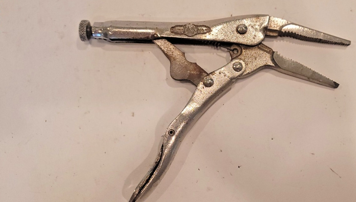 Peterson Dewitt Vise-Grip USA 6″ Long Nose Pliers No 6LN