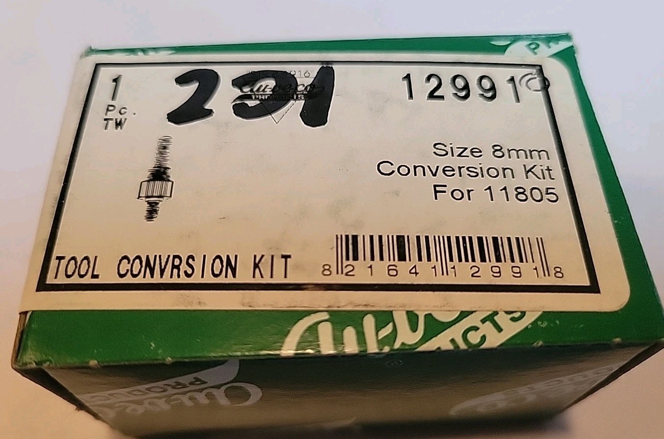 M8-1.25 Nutsert Tool Conversion Kit Auveco#12991 1pc