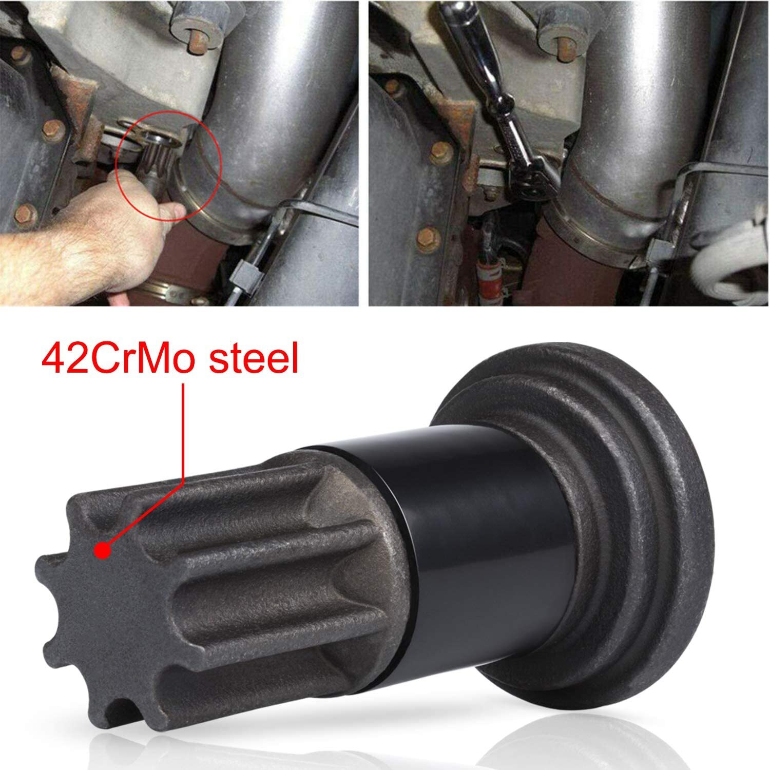 For Dodge/Cummins Engine Barring Tool Injection Pump Gear Puller Lock Nut Wrench