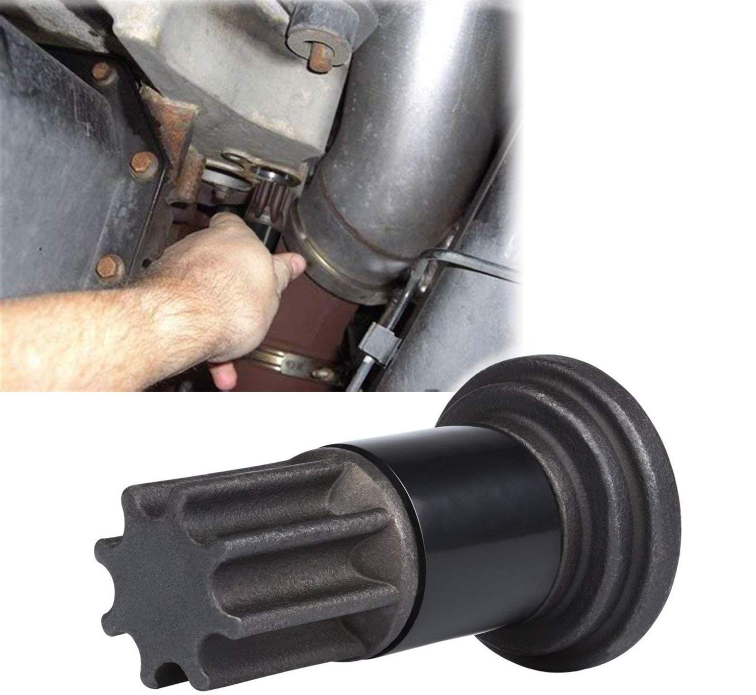 For Dodge Cummins Engine Barring Tool Injection Pump Gear Puller Lock Nut Wrench