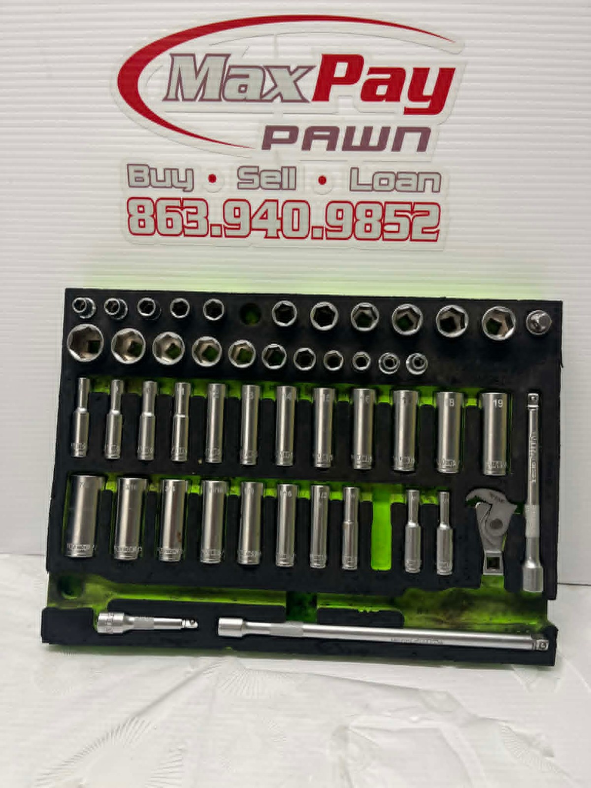 VIM Tools SMS600 3/8″ 52 Piece Drive Socket Master Set