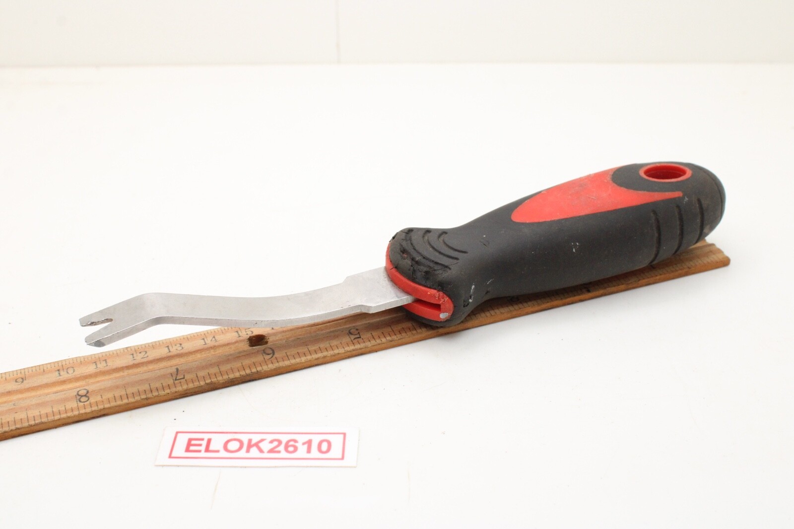 Mac Tools UT17 Upholstery Tool 8″ Long Red Black Soft Grip Handle USA