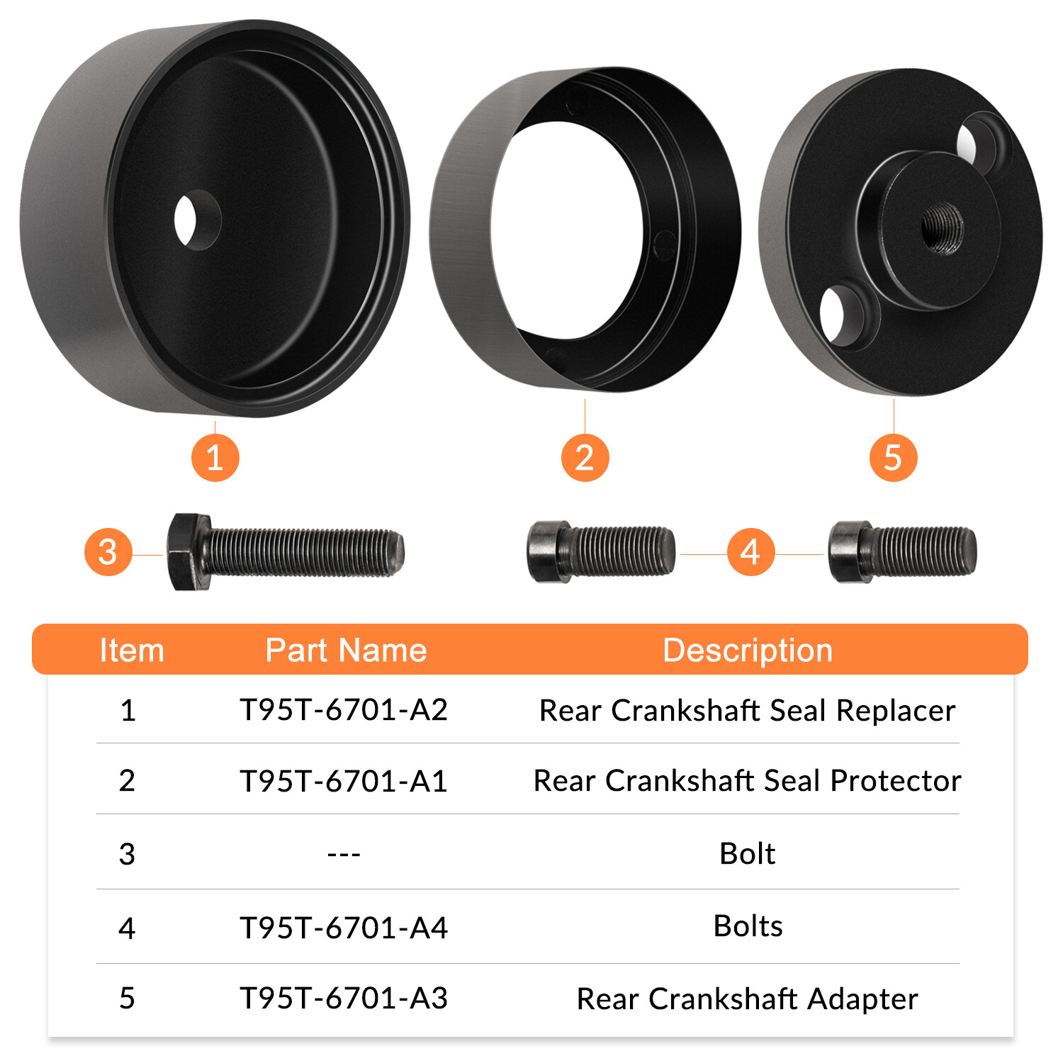 7834 Rear Crankshaft Seal Installer for Ford Aerostar Ranger Explorer 4.0L V6