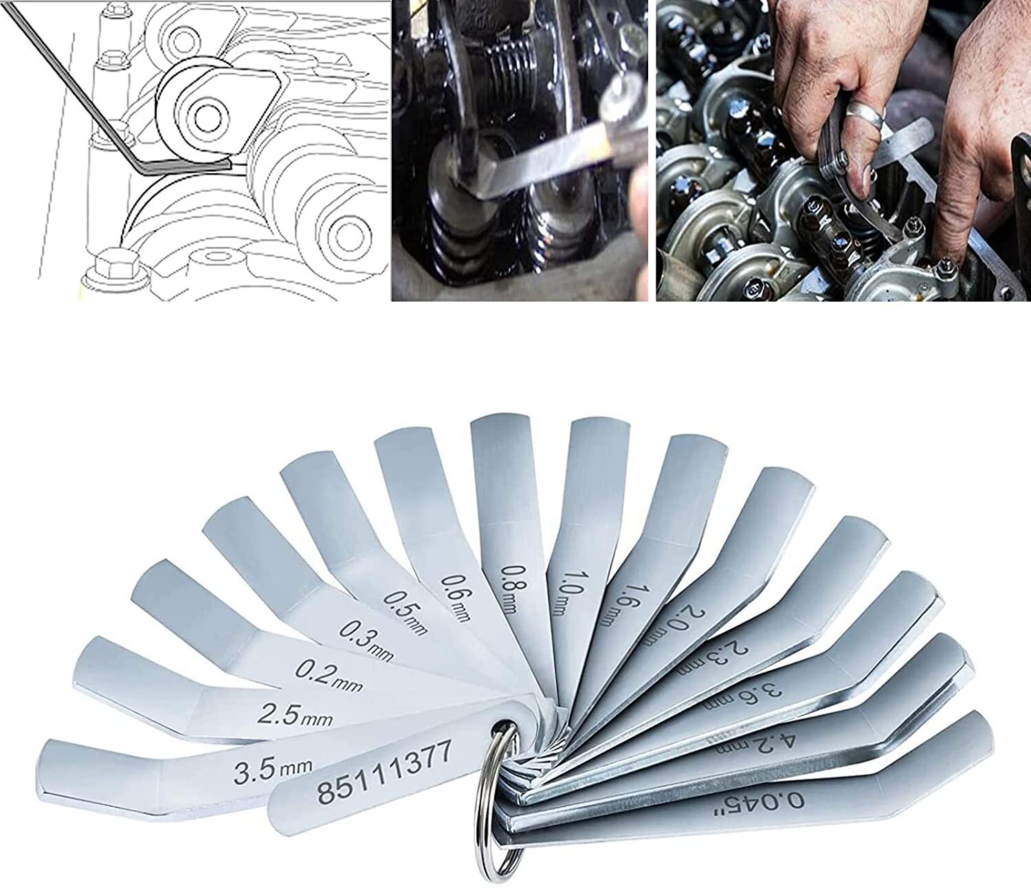 For Volvo Mack MP7 MP8 MP10/D12/D13/D16 Engines Feeler Gauge Jake Brake Tool