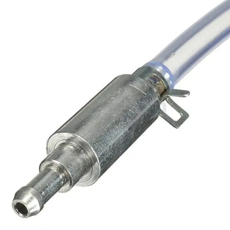 Brake Bleeder Hose, One Way Check Valve Tube Bleeding Tool Kit Silver US
