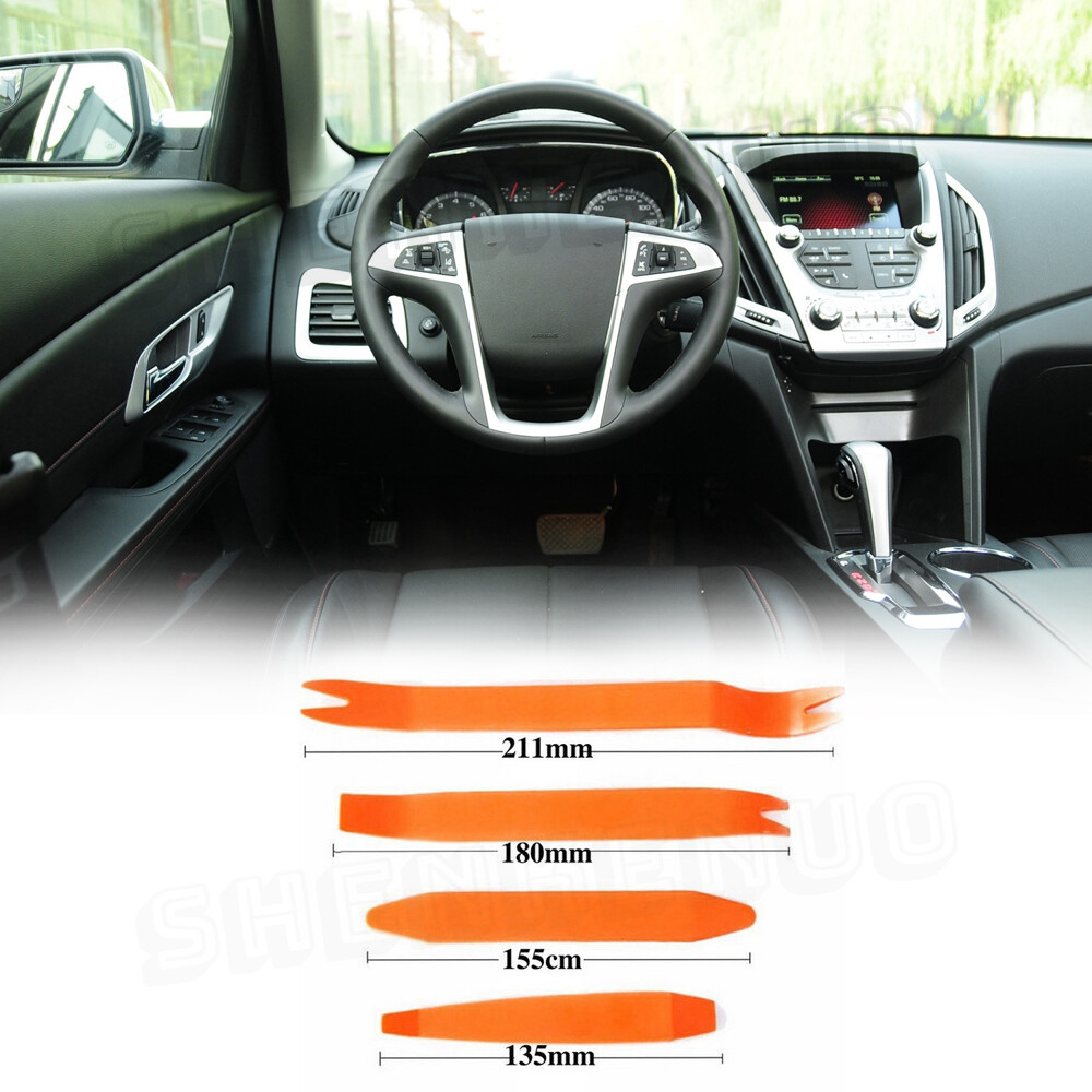 4PCS CAR TRIM REMOVAL TOOL KIT PANEL DOOR PLASTIC PRY DASH INTERIOR CLIP SET