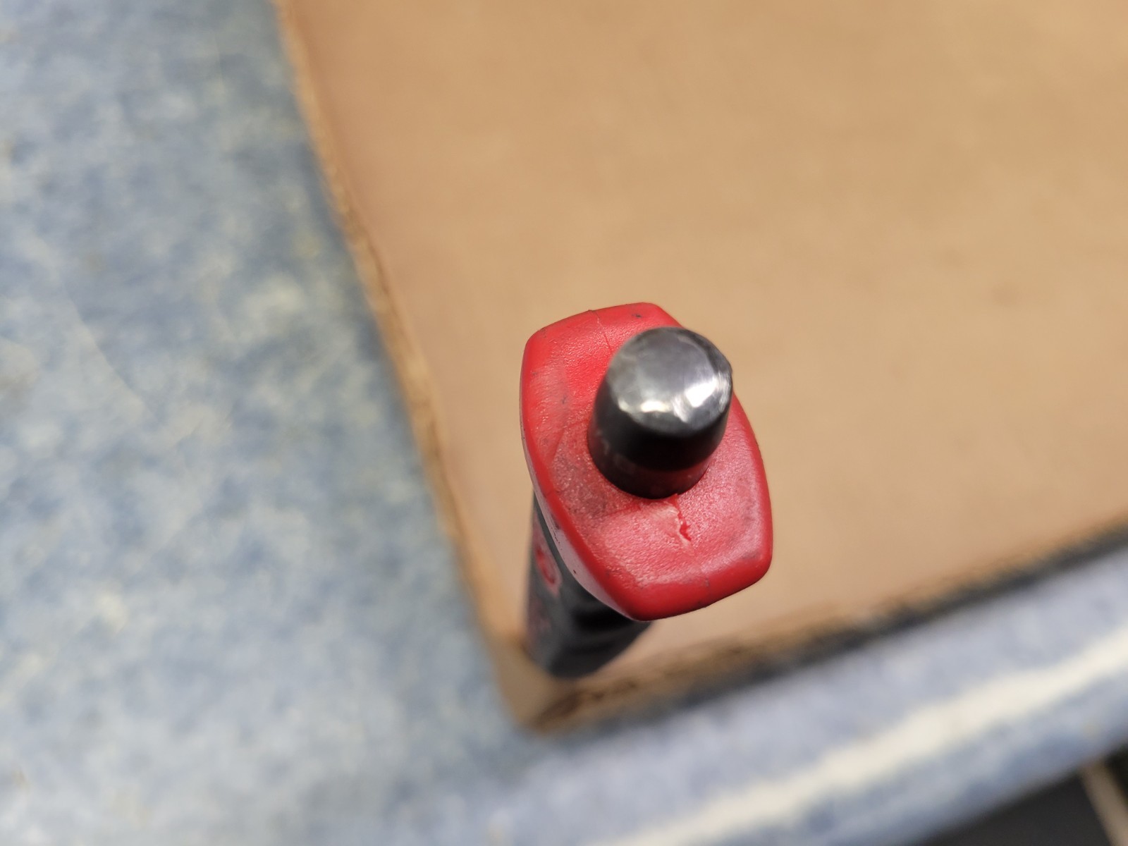 Snap On 3/16″ Starter Punch With Red / Black Comfort Handle Grip No PPSG206