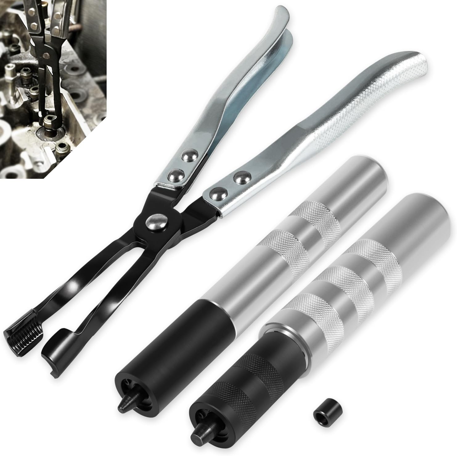HW0107 Valve Seal Removal Pliers & 36050 Valve Keeper Installer/Remover Set