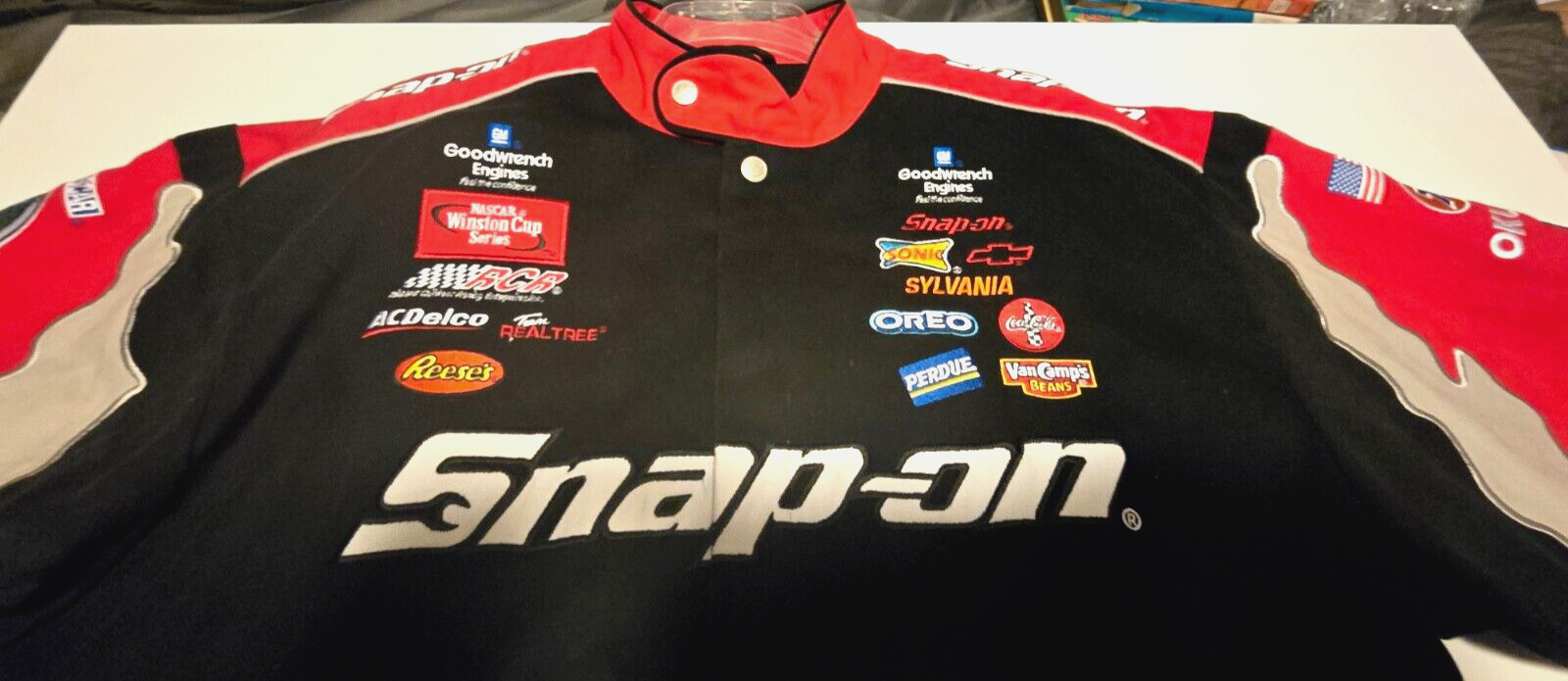 SNAP ON KEVIN HARVICK CHASE AUTHENTIC RACING JACKET SIZE XL