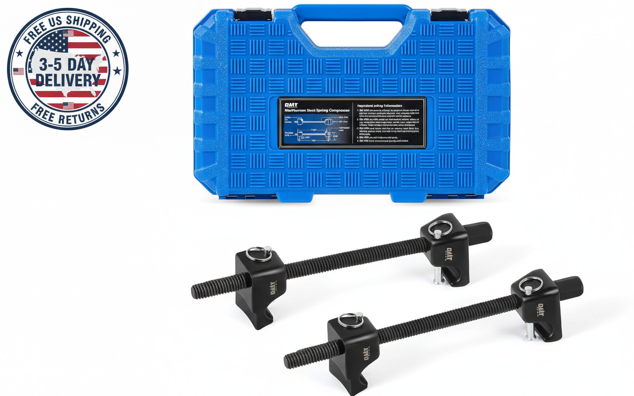 Orion Motor Tech 2pc Macpherson Strut Spring Compressor Tool Set with 10.5″ Rang