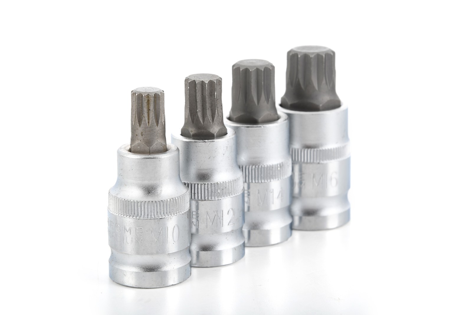 Schwaben Triple Square Socket Kit – 4 Pieces (M10, M12, M14, M16)