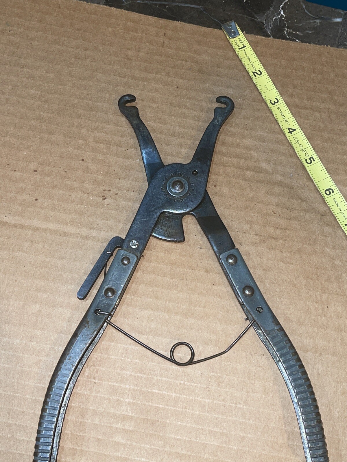K-D Tools USA No 850H Ratcheting Piston Ring Compression Pliers – No Bands KD