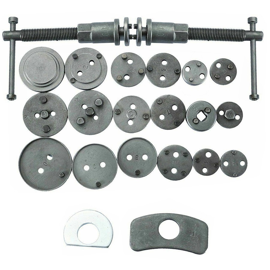 VLAND UNIVERSAL CAR DISC BRAKE CALIPER PISTON REWIND WIND BACK TOOL 22 PIECES