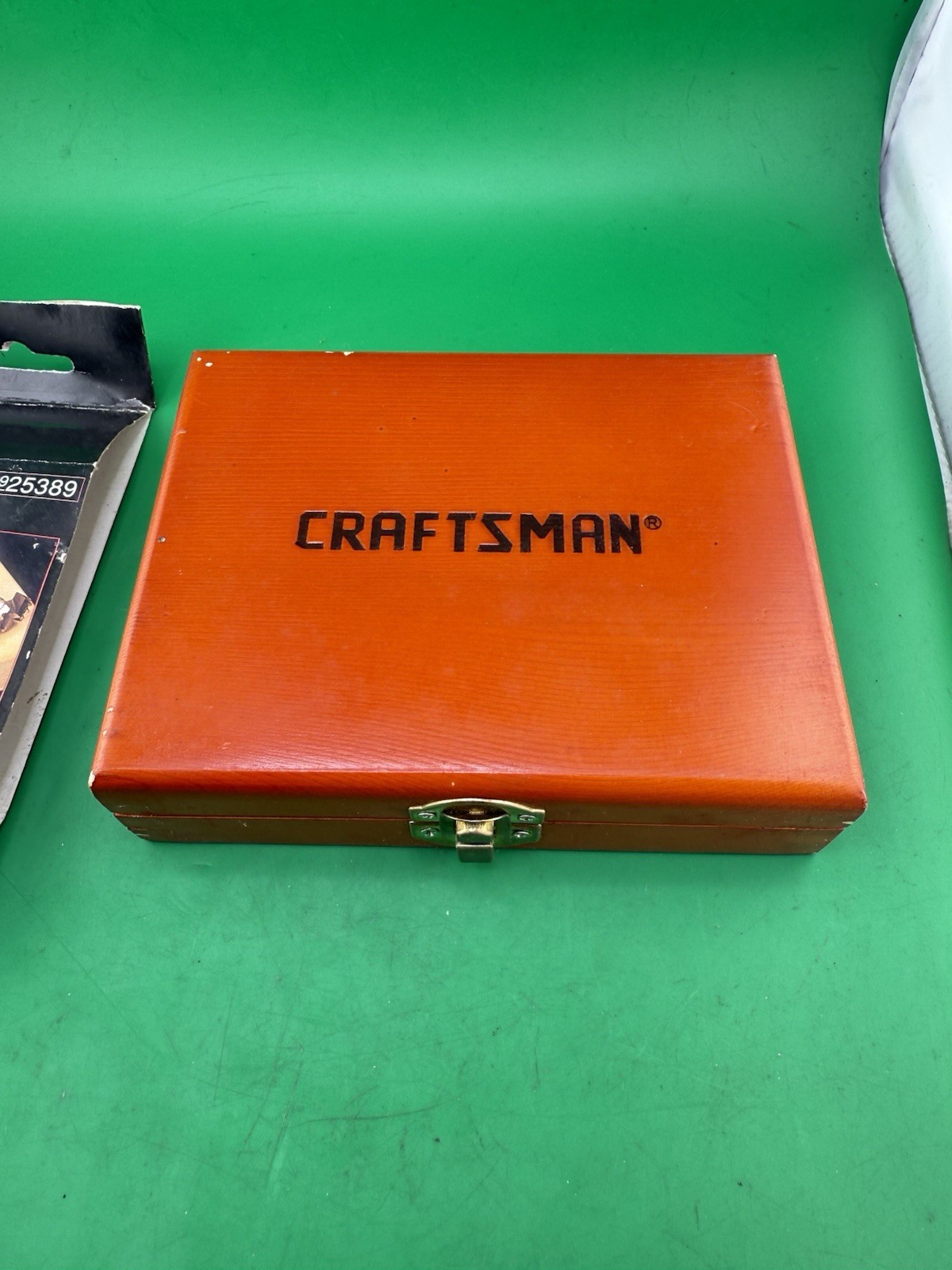 NOS CRAFTSMAN 7 Piece Forstner Woodboring Bit Set Wood Box 25389 925389 1/4”- 1”