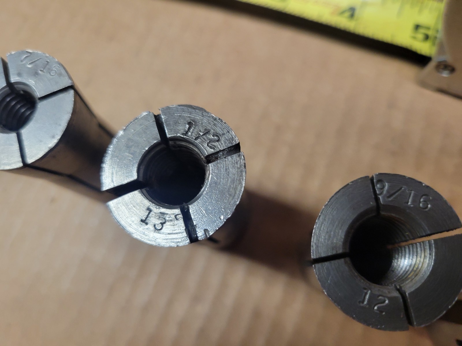 Snap-On USA 5-Piece Stud Remover Collet Lot