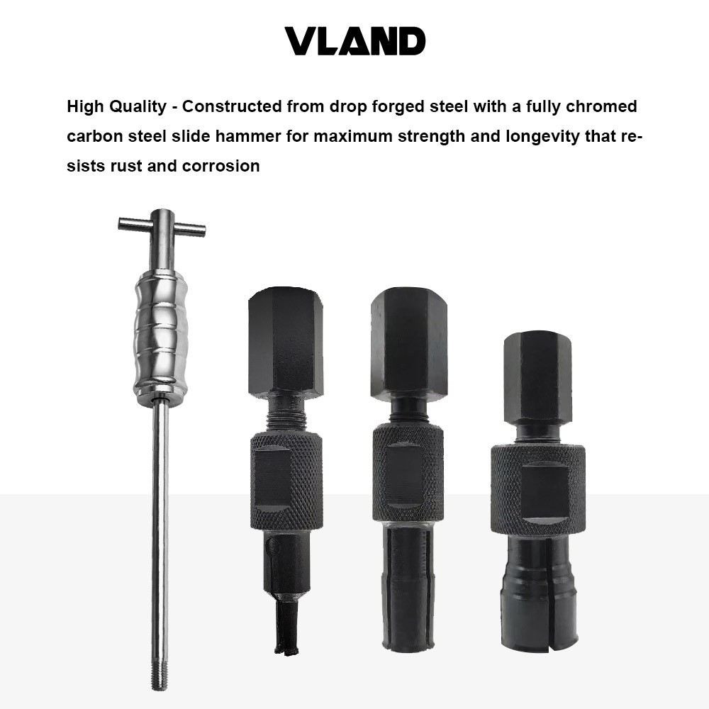 9Pc/Set Inner Bearing Puller Remover Blind Hole Slide Hammer Internal Kit 8-32mm