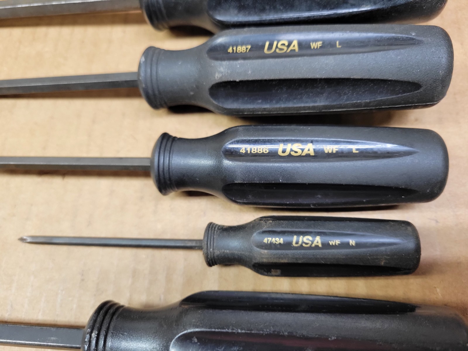 Craftsman Professional 7-Piece Black Handle Screwdriver Set / Lot