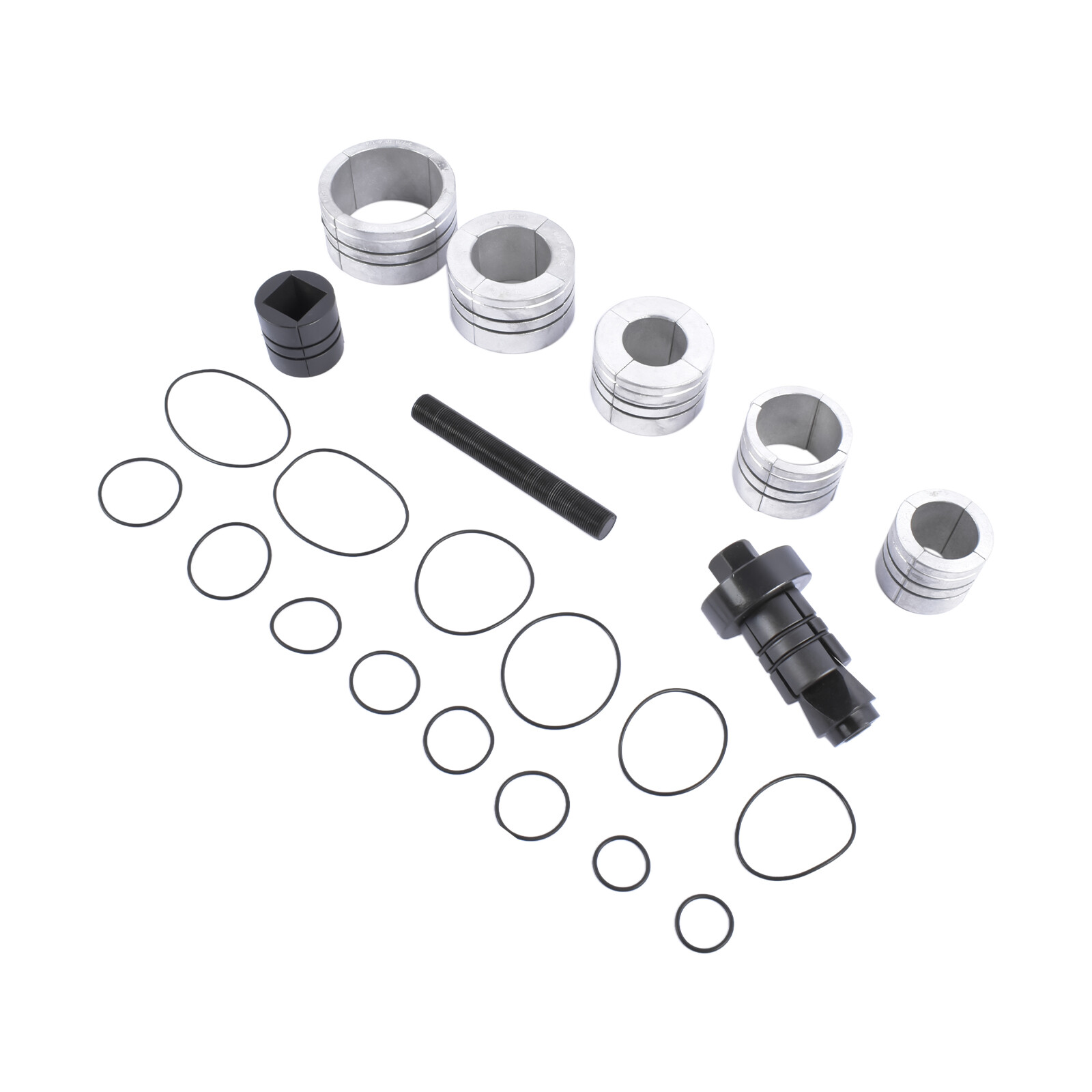 New Hydraulic Exhaust Pipe Stretcher Expander Kit with Collets 1 5/8″ to 4 1/4″