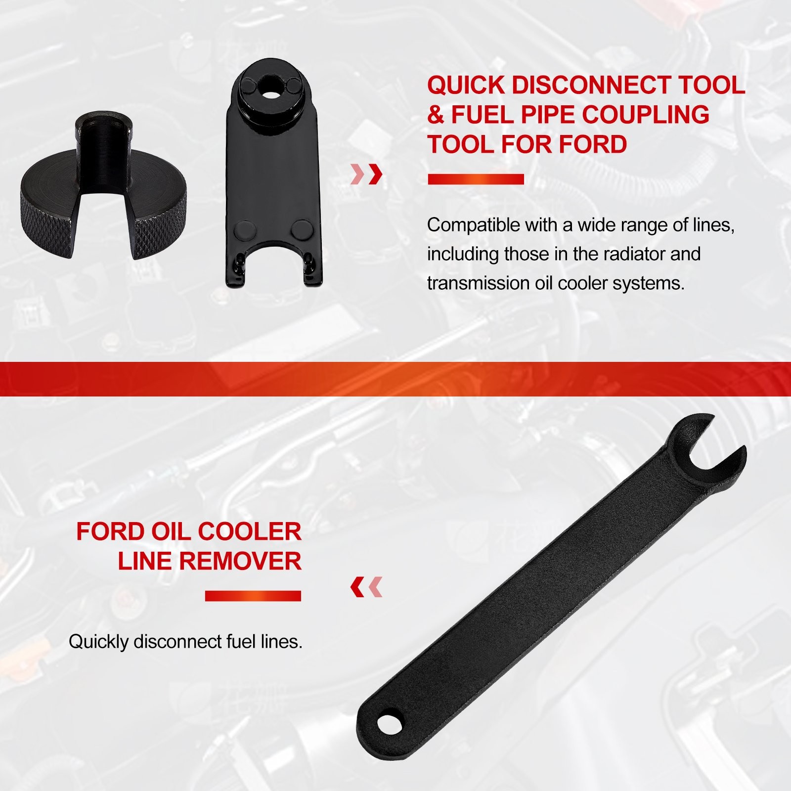 Fuel Line Disconnect Tool Set, 28 in 1 Master Quick Disconnect Tool Repair New