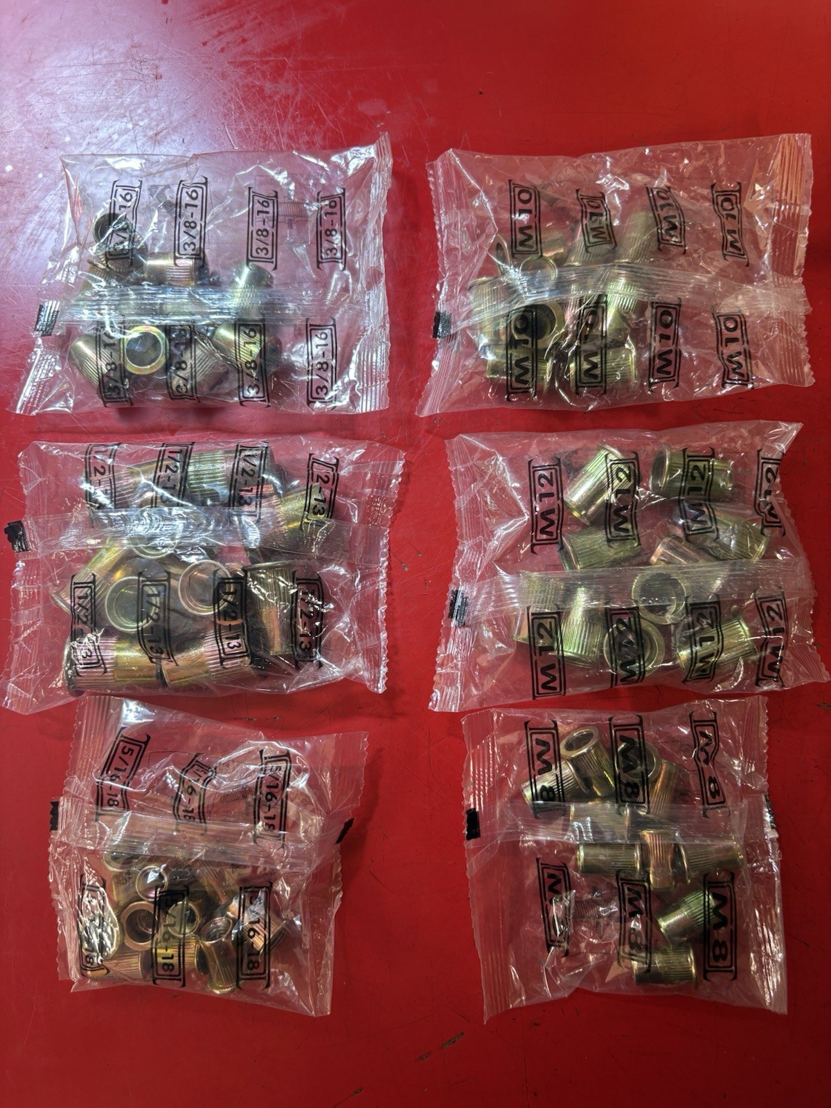 Set of Matco tool MNTS15 Large Capacity rivet Nut Kit & MNTS13 smaller Rivit Gun