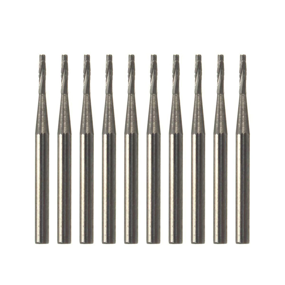 10PCS Professional Grade Alloy Drill Bits For Tapered Auto Glass Repair