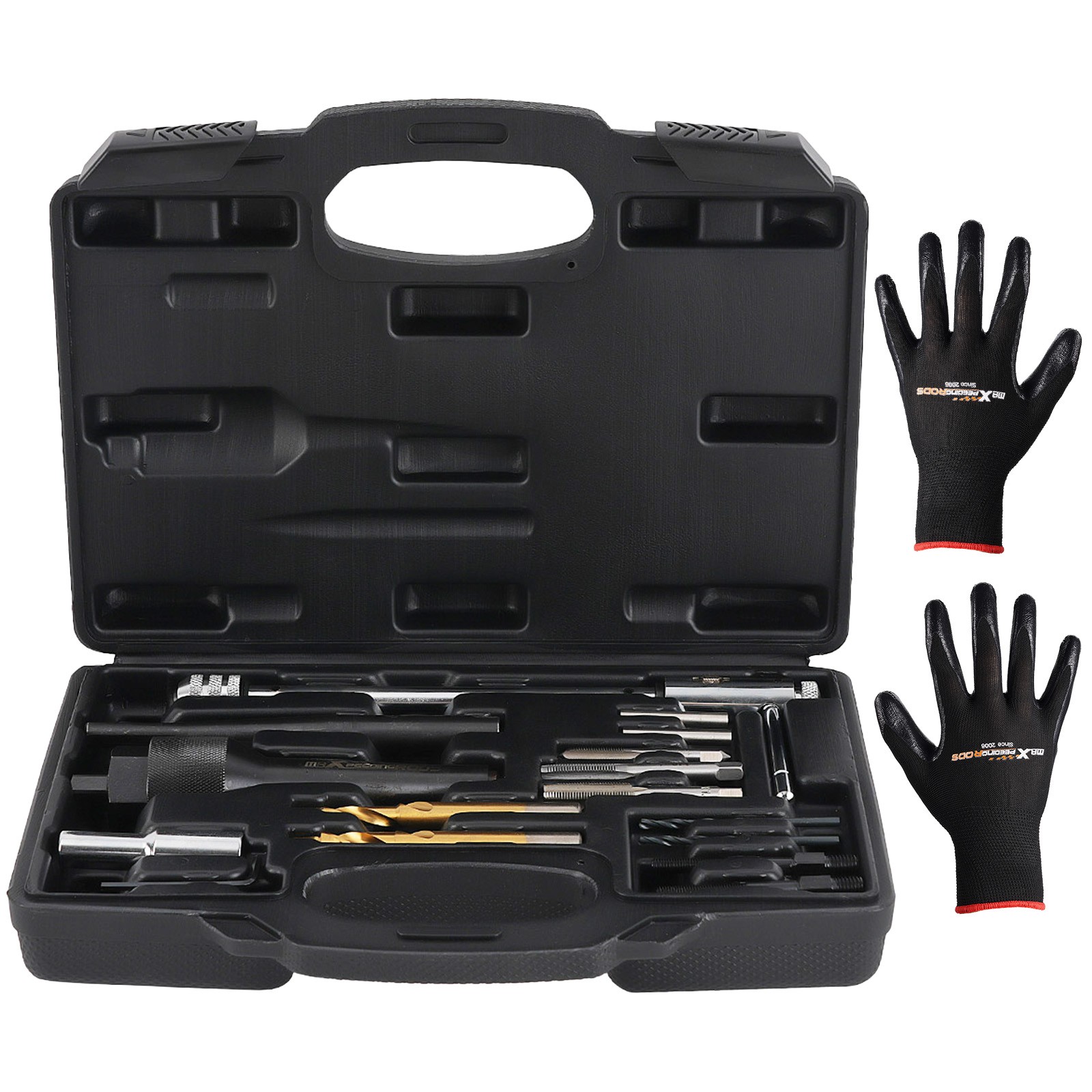 Damaged Glow Plug Removal Remover Tool Kit M8 M10 Drill Holding Adaptor Set
