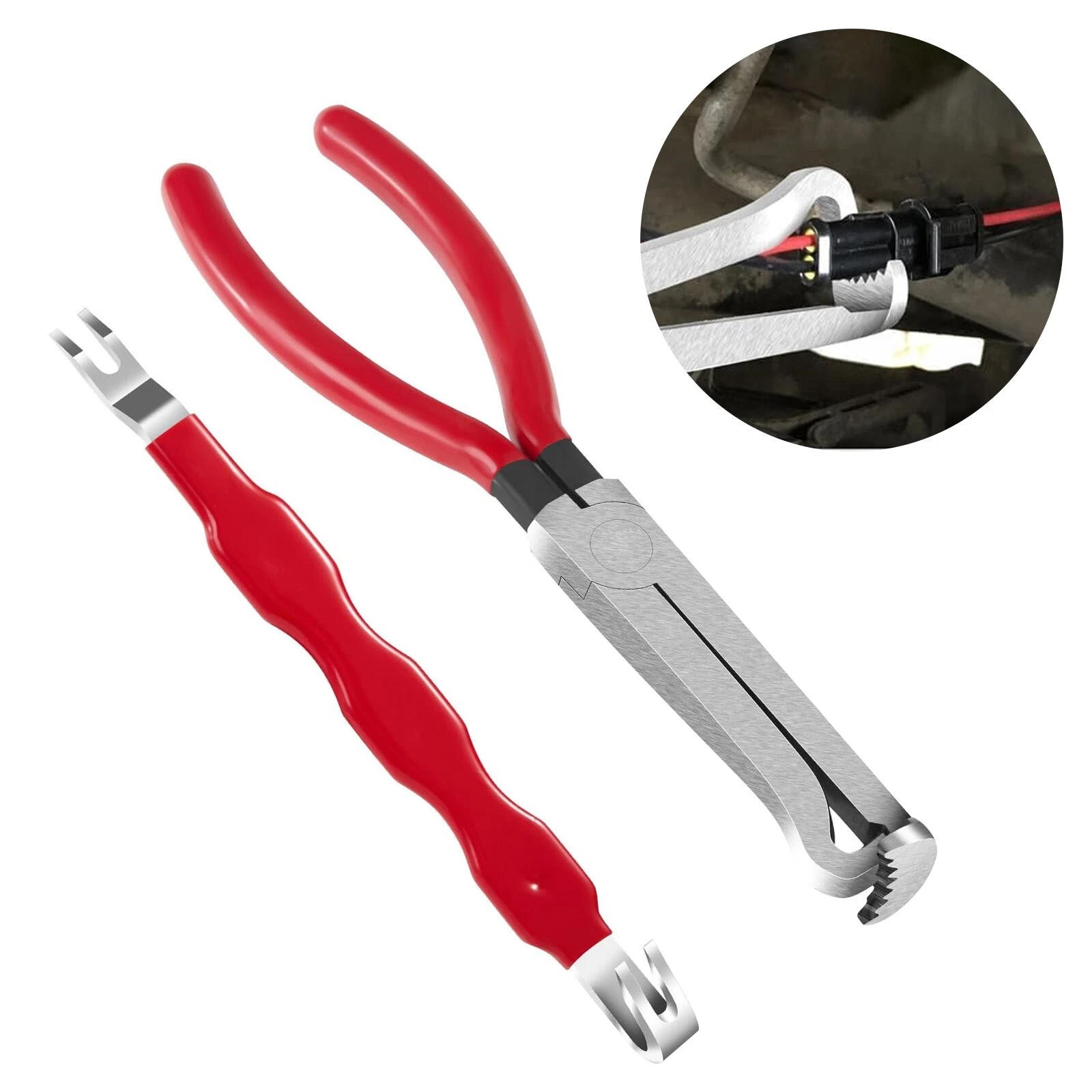 1 PCS Electrical Disconnect Pliers Connector Separator Metal + Plastic Removal